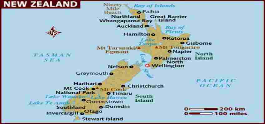  Interesting facts about New Zealand in Hindi